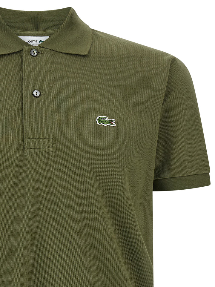 Lacoste Logo Patch  Shirt Polo - Green | ab978511ce79931ce3b5444dee6354811fefccb4