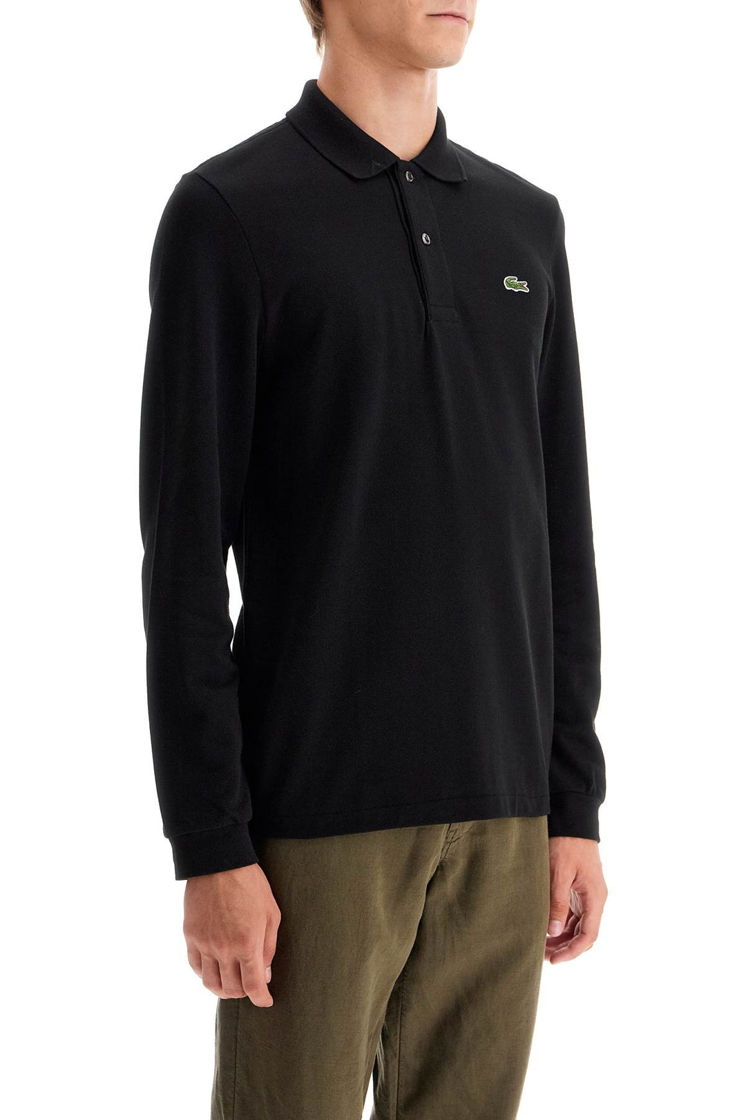 'Classic Fit Long Sleeve Polo Shirt