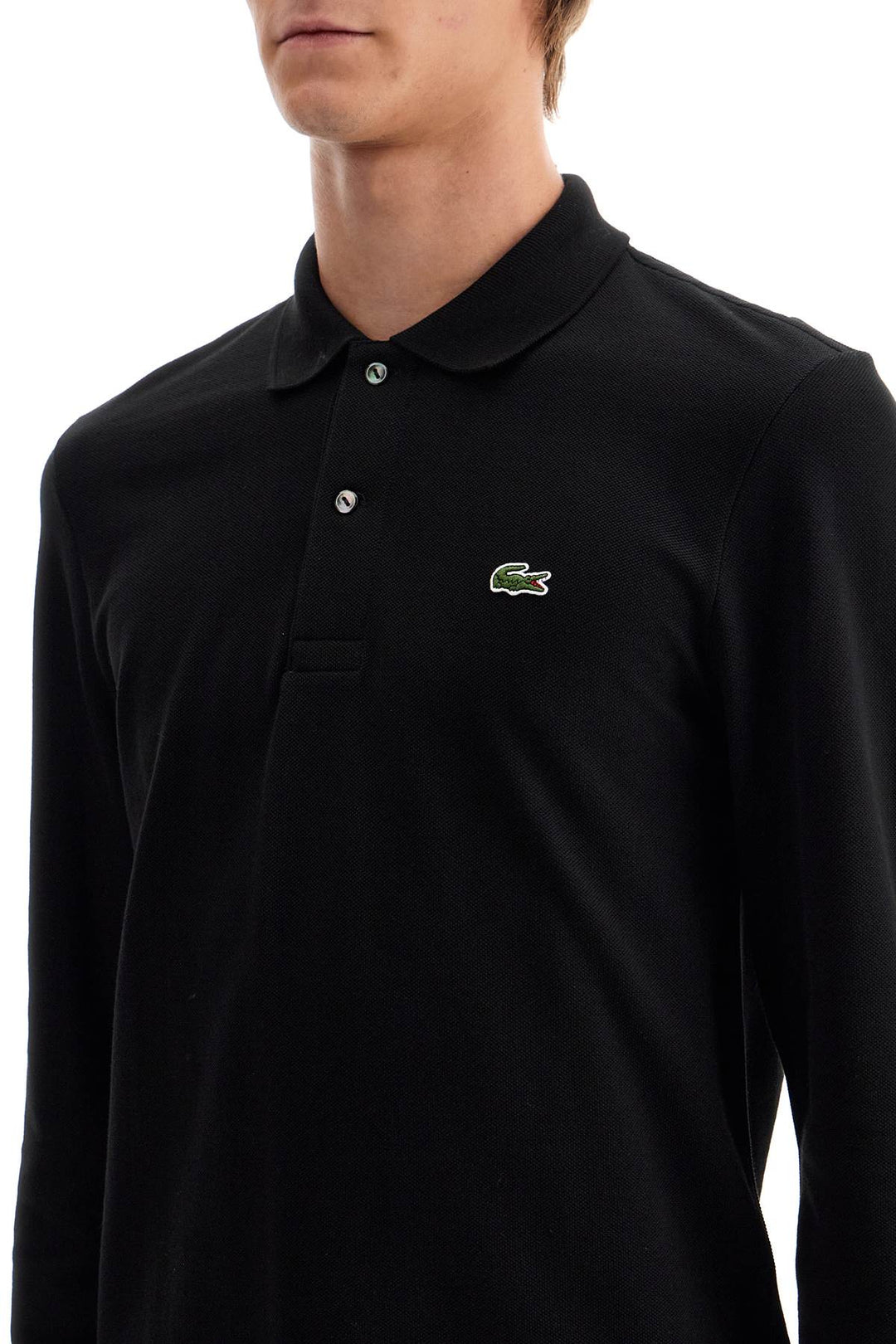 'Classic Fit Long Sleeve Polo Shirt