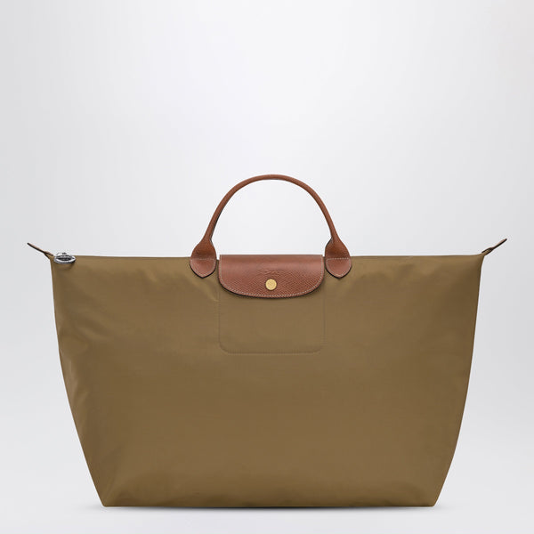 Olive Travel Bag Le Pliage Original L