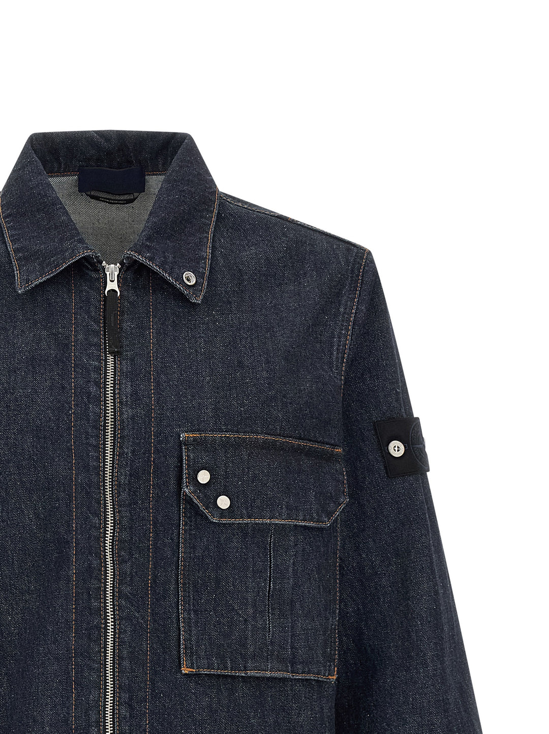 Stone Island Denim Shirt Shirt and Blouse - Blue | 7f56669273a16b5b1b4a69cef74a3c8d4628186a