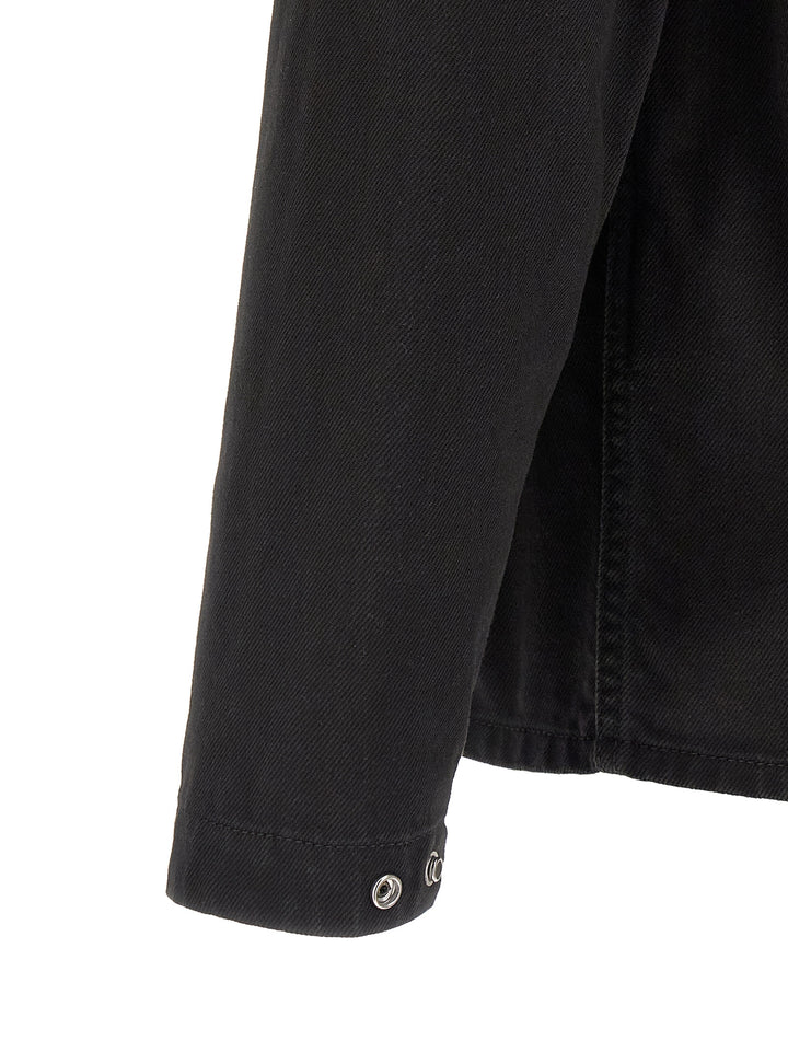 Stone Island Denim Overshirt Shirt and Blouse - Black | 24dab28e67a43c2654feab47ef735493ef0b58d2