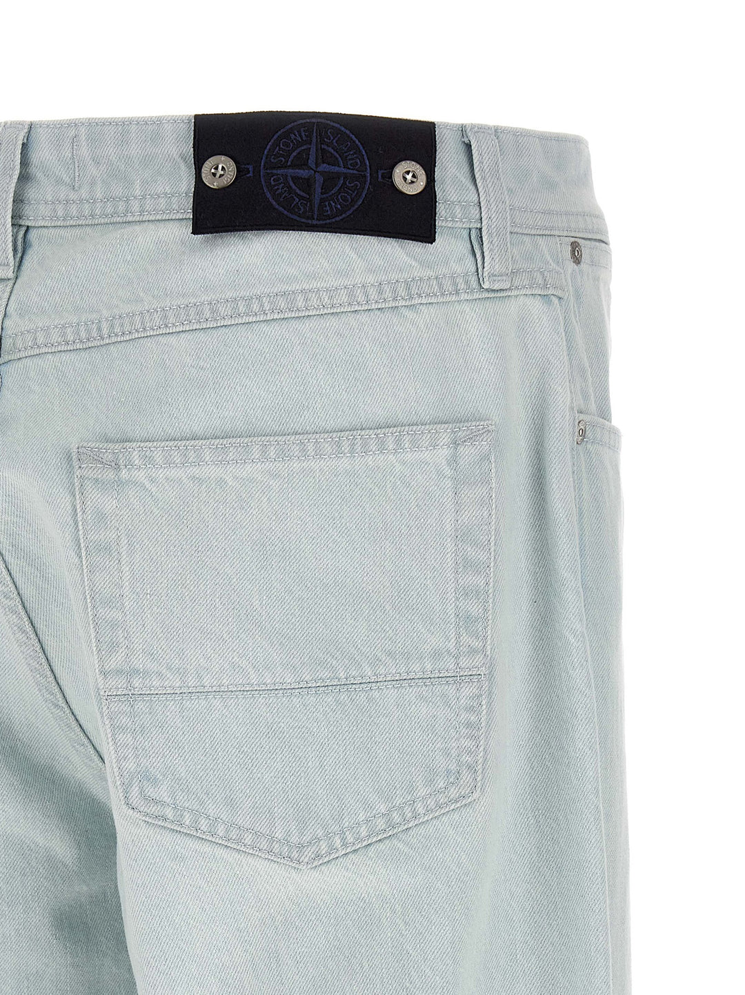 Stone Island Indigo Denim Jeans - Light Blue | 5cdceecc75b30b1cd5bb70c86394c8d65f5b7e8a