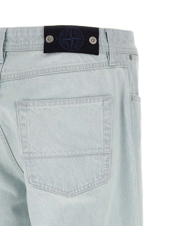 Stone Island Indigo Denim Jeans - Light Blue | 5cdceecc75b30b1cd5bb70c86394c8d65f5b7e8a