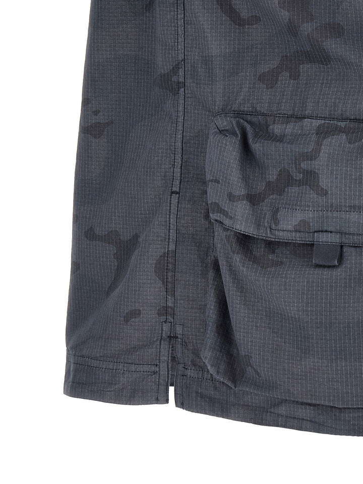 Stone Island Camouflage Shirt Shirt and Blouse - Blue | f12c0db8c1d4fd9627dc0c33365f0a5de37a129f