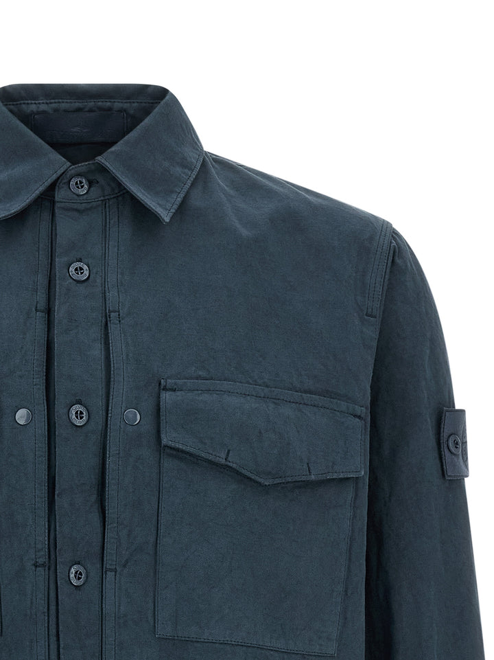 Stone Island 1200012 Shirt and Blouse - Blue | 5c71c0102253ea80f931c0d9d03a83b9decf74fe