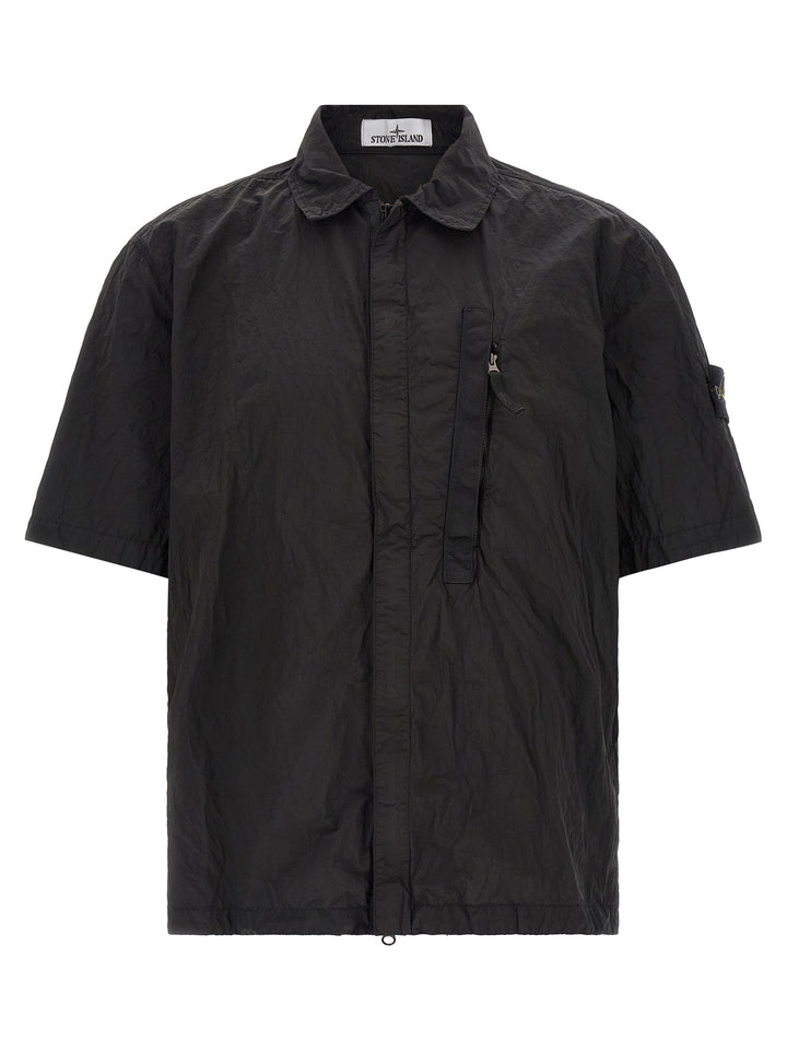 Stone Island Overshirt Nylon Metal Shirt and Blouse - Black | df8b95a072a89019e71db99942c307a92028f50d
