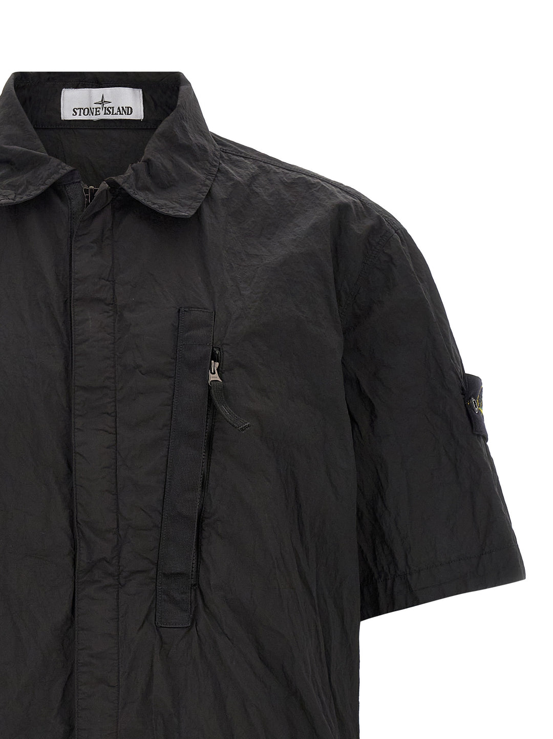 Stone Island Overshirt Nylon Metal Shirt and Blouse - Black | bca52f661417c619aadd8eee314dd647e27b1130
