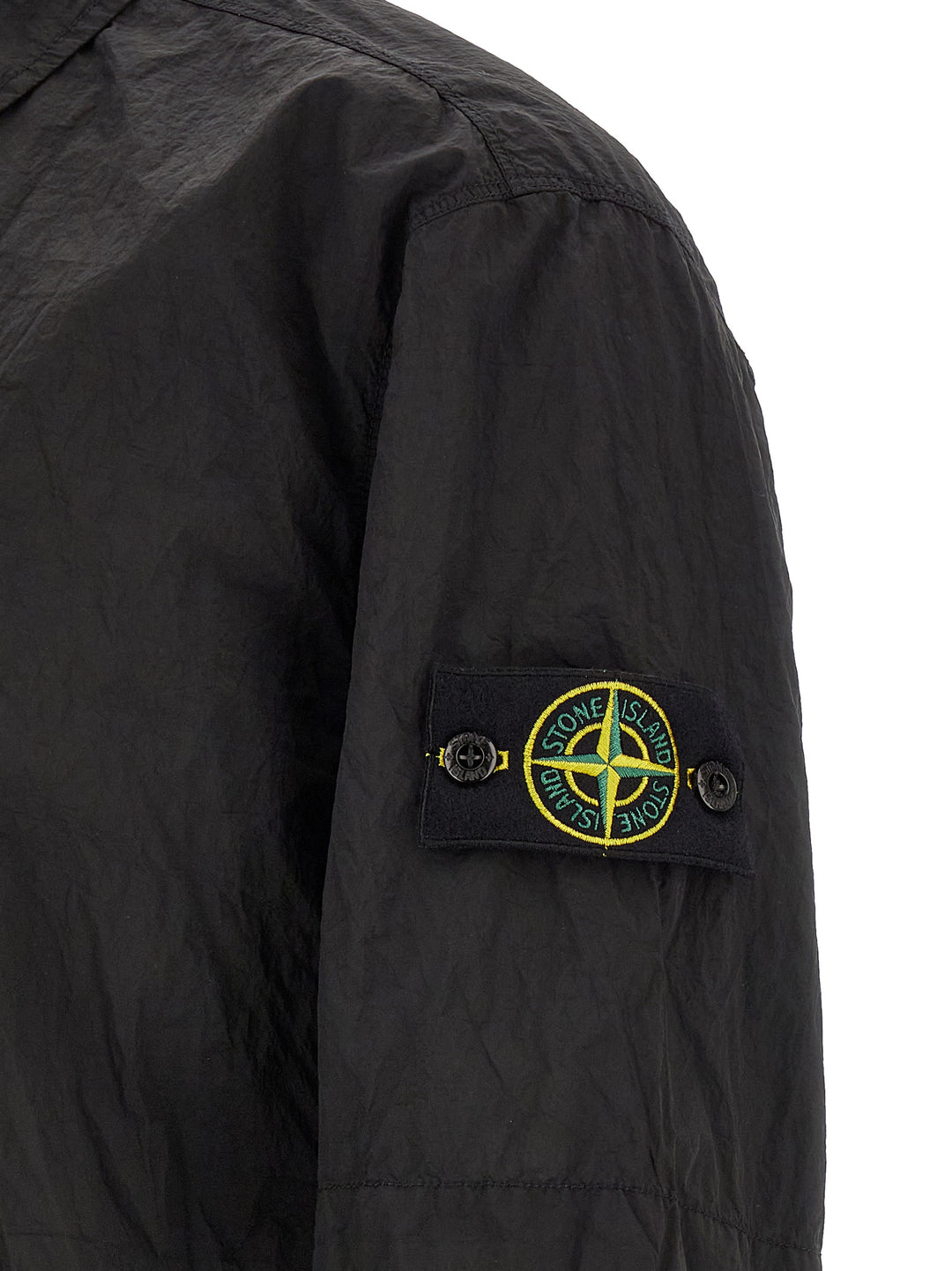 Stone Island Overshirt Nylon Metal Shirt and Blouse - Black | a6157c3cba31caef8e9ebb41bf608e67c083bf97
