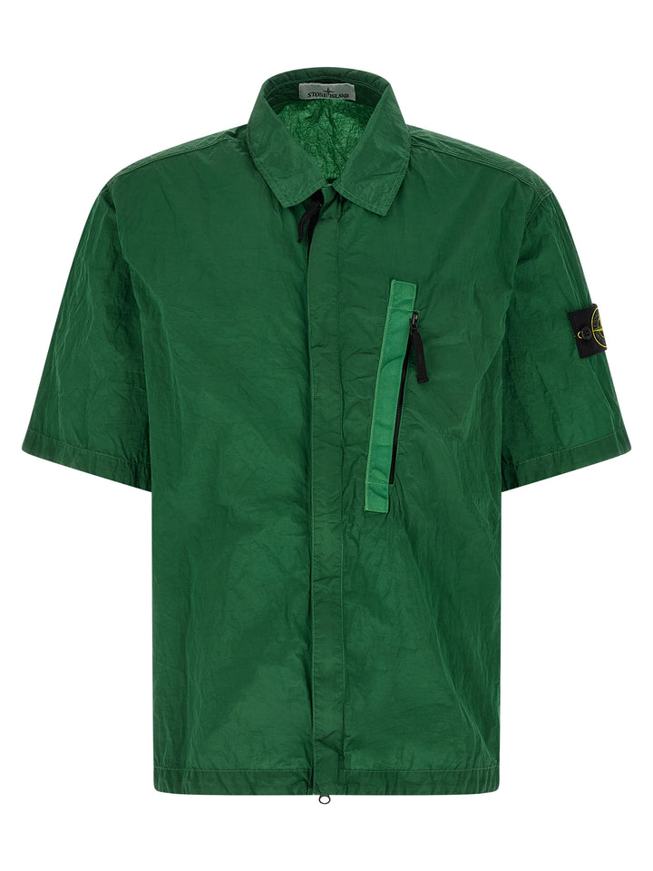 Stone Island Overshirt Nylon Metal Shirt and Blouse - Green | 3880a5f4d4d0d176a6fd03479caf7536083ec2b4