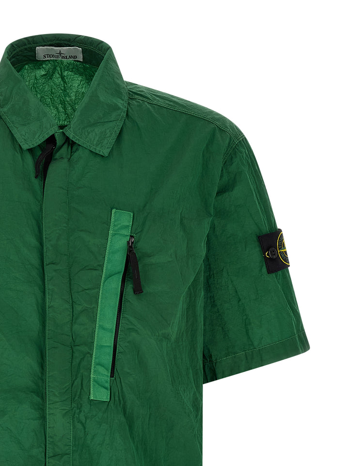 Stone Island Overshirt Nylon Metal Shirt and Blouse - Green | 052a4abea05e75b7225c59eb1b605cfee95ddd9a