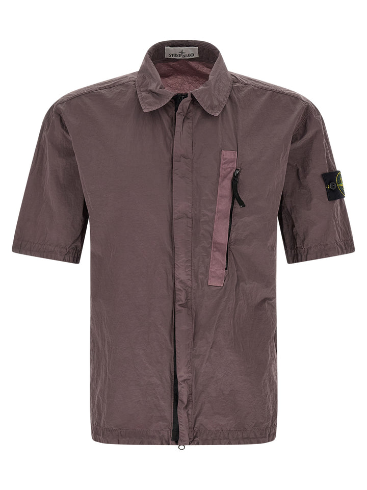 Stone Island Overshirt Nylon Metal Shirt and Blouse - Purple | b4d79e7c6c54f7867de01efbc3007fc195da6c04
