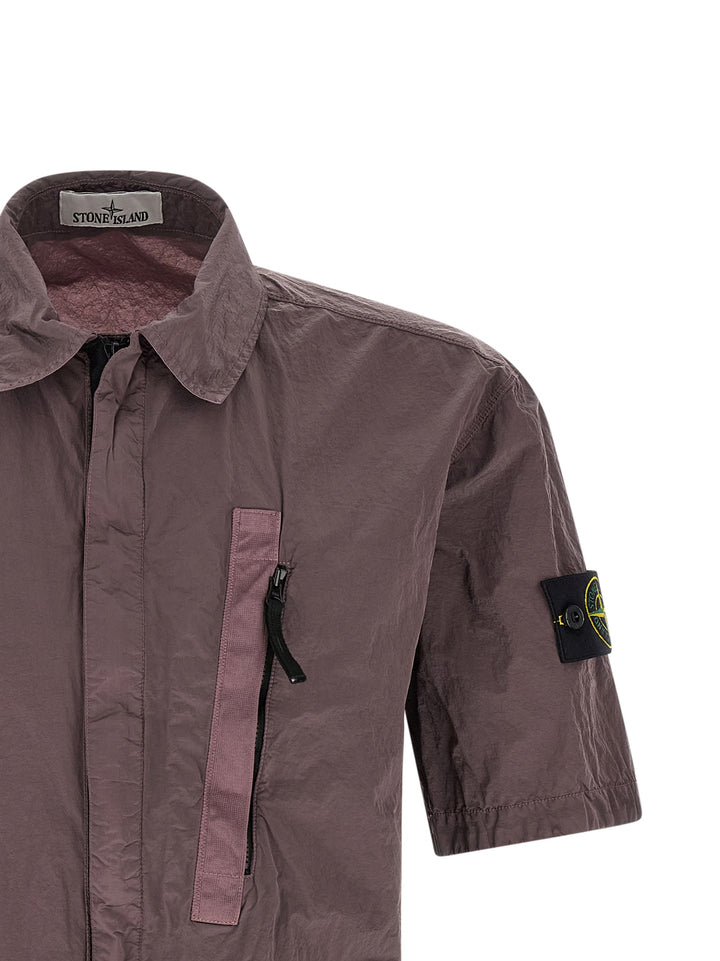 Stone Island Overshirt Nylon Metal Shirt and Blouse - Purple | 7c1986a2622b93fb821983792ea66bbe7529d003