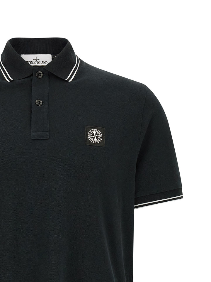 Stone Island 2200010 Polo - Black | 0f972b10b49fc8dd103d80007e3b9fb10c08adf2