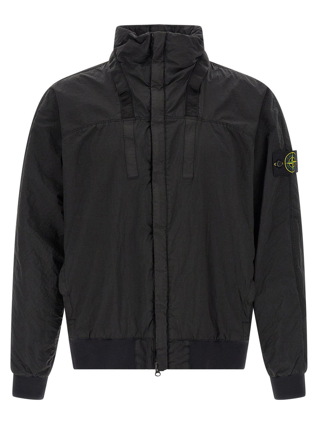 Stone Island Bomber Nylon Metal Watro Puffer Jackets - Black | bab34edc1ded53ff589a462280b415cc8d351d75