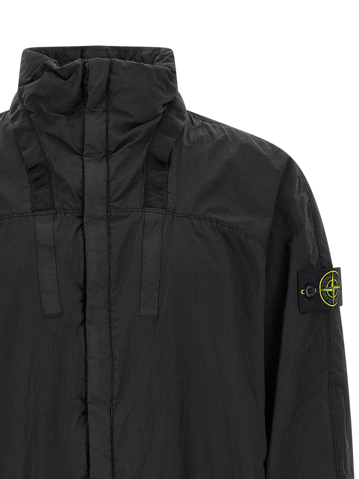 Stone Island Bomber Nylon Metal Watro Puffer Jackets - Black | fc412a5087d3fa32d13e1cc3851e59e244abfda8