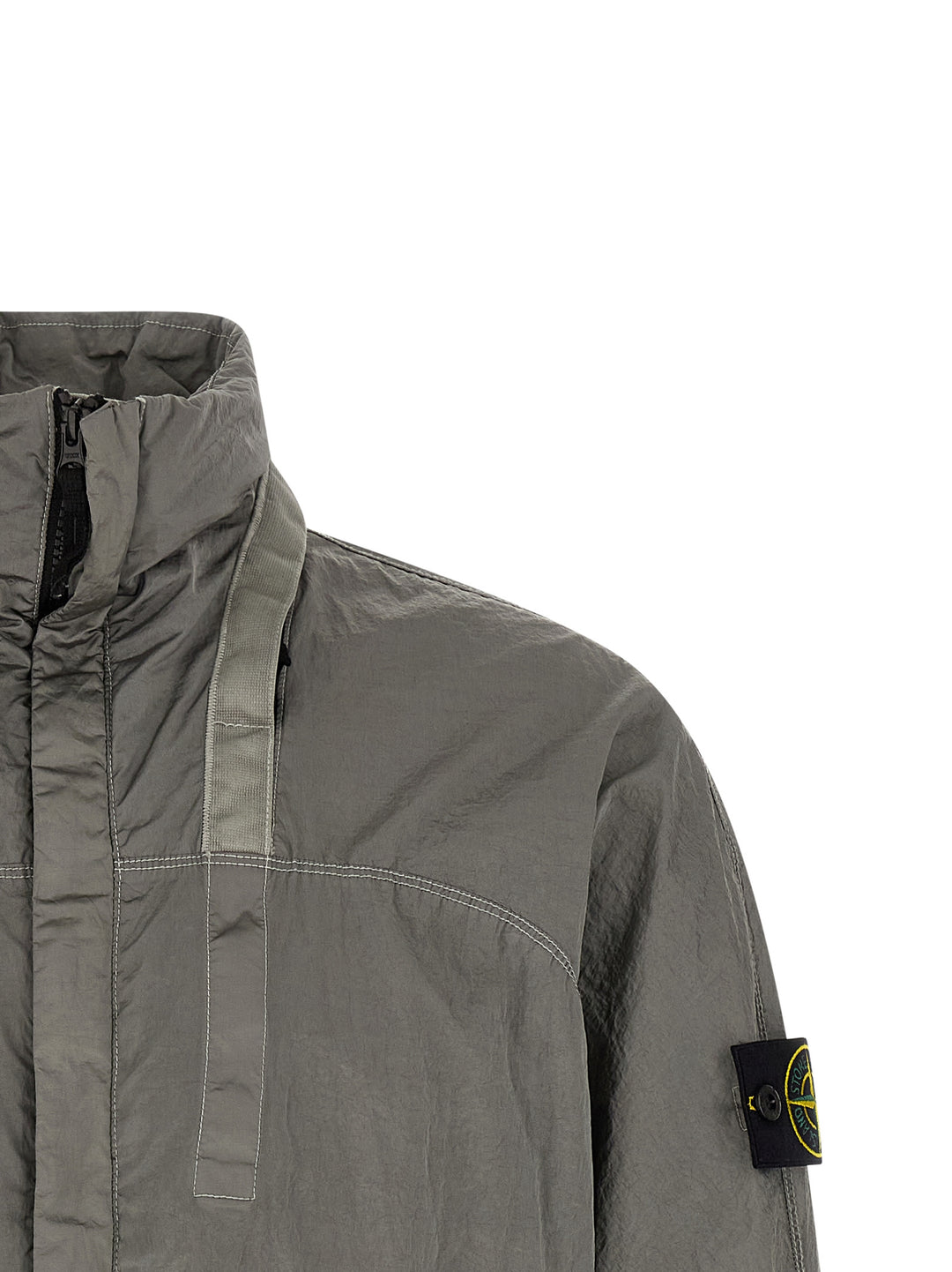Stone Island Bomber Nylon Metal Watro Puffer Jackets - Gray | 149a96aadba5b32d13c8e785efb31d732afcb63b
