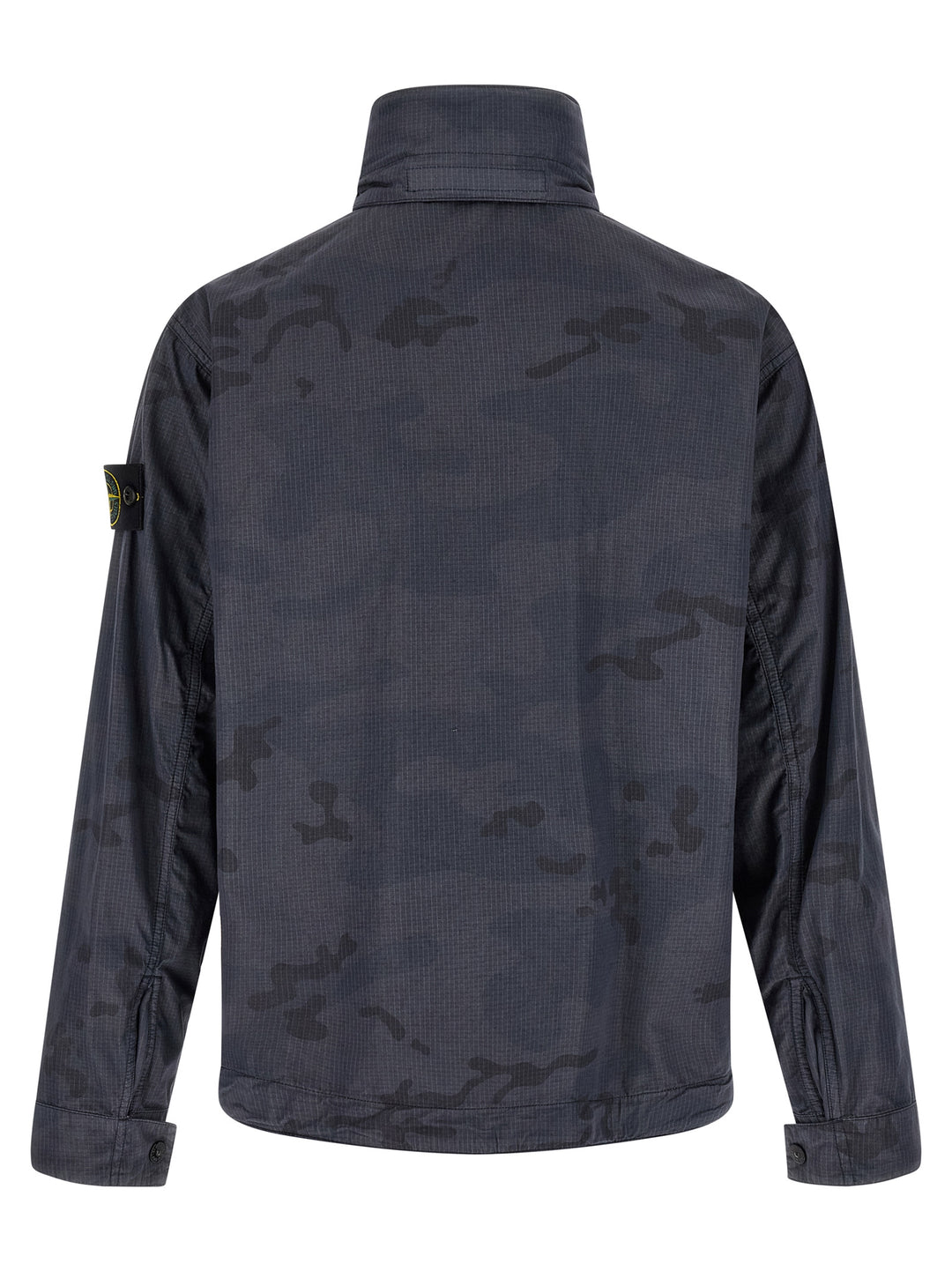 Stone Island Camouflage Jacket Puffer Jackets - Blue | 2a90c9f5c0c8831f6a32841532a40a0c473b4491