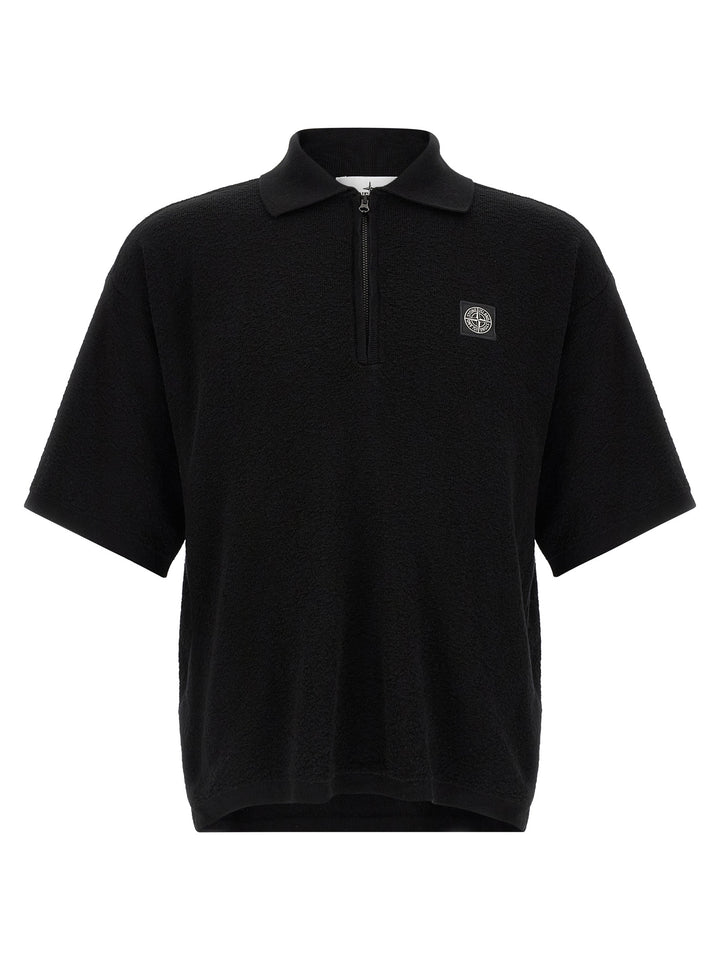 Stone Island 5100021 Polo - Black | dae322a7f009701cbef31ef1aa0a76ad70addbfd