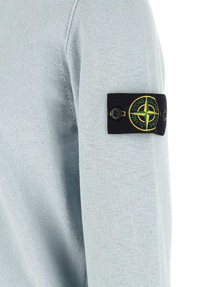 Stone Island 5100052 Sweaters and Cardigans - Light Blue | 6e028d8c03e4afefb0a638db769596c2052fa100