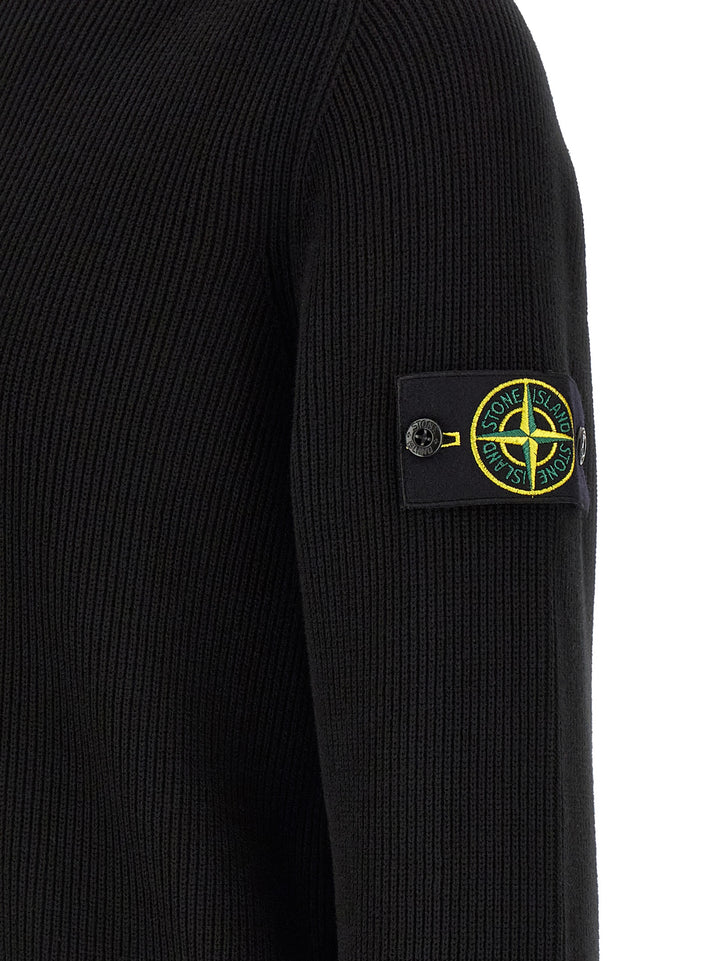 Stone Island 5100124 Sweaters and Cardigans - Black | a6c90afcfa4ae1a1fefcb16f2f06f70ec593bb44
