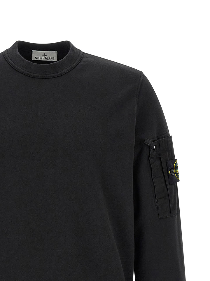 Stone Island 6100019 Sweatshirt - Black | 6d0d794d8b4a4fdb4fff59e758e0d101d0a968ee