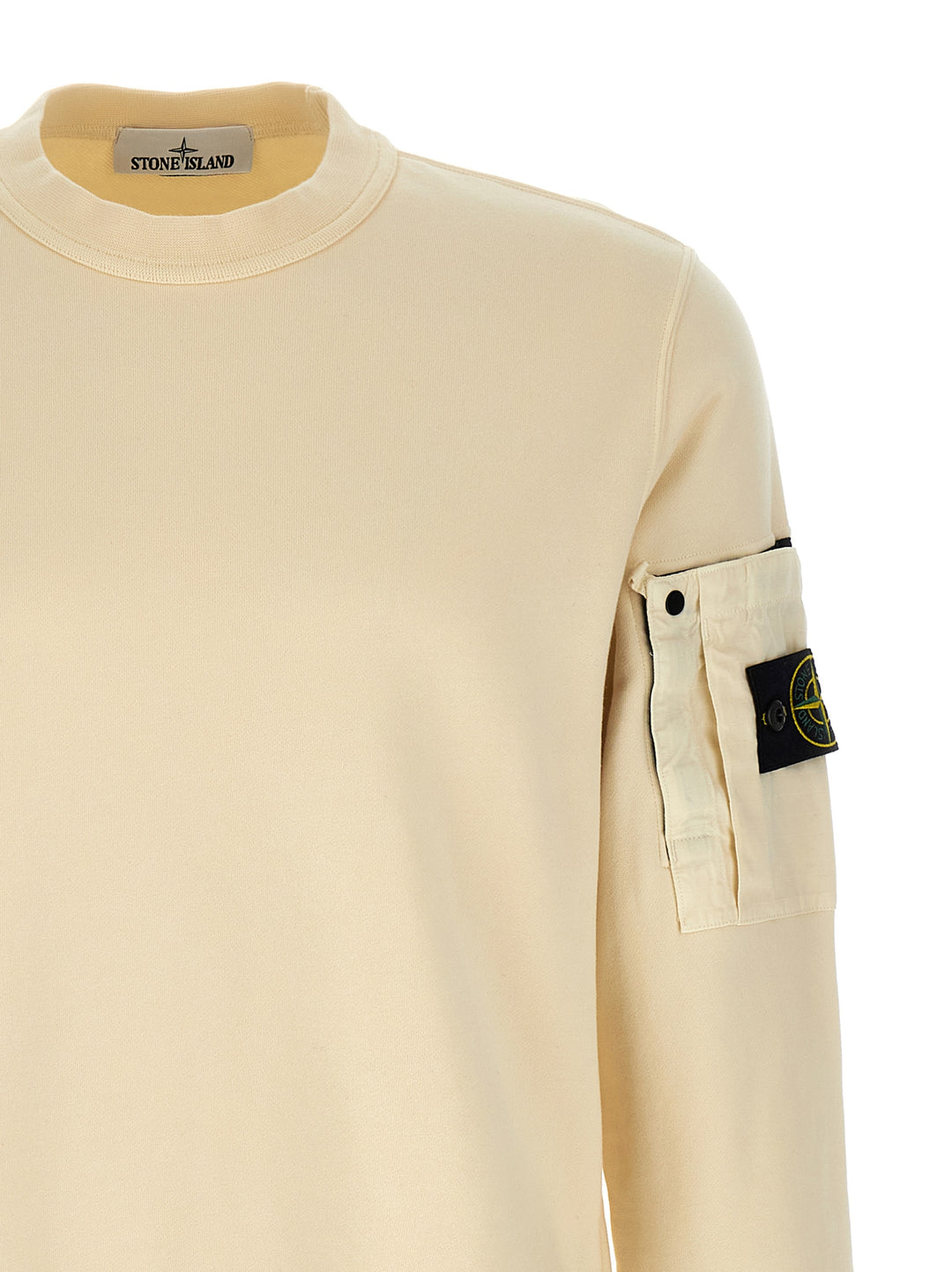 Stone Island 6100019 Sweatshirt - Beige | 5195b33cd4f4c72d3a7b1fb961a18dcec7d943ca