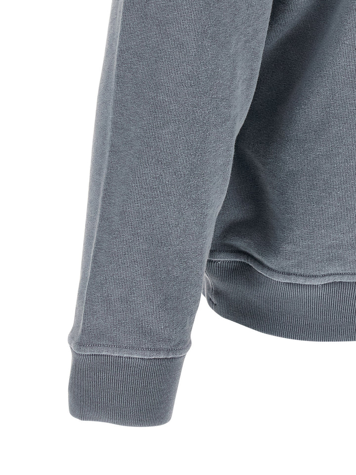 Stone Island Brushed Cotton Sweatshirt - Blue | d098c5fb12c470c2173448496bfb1a8b34d3f11b