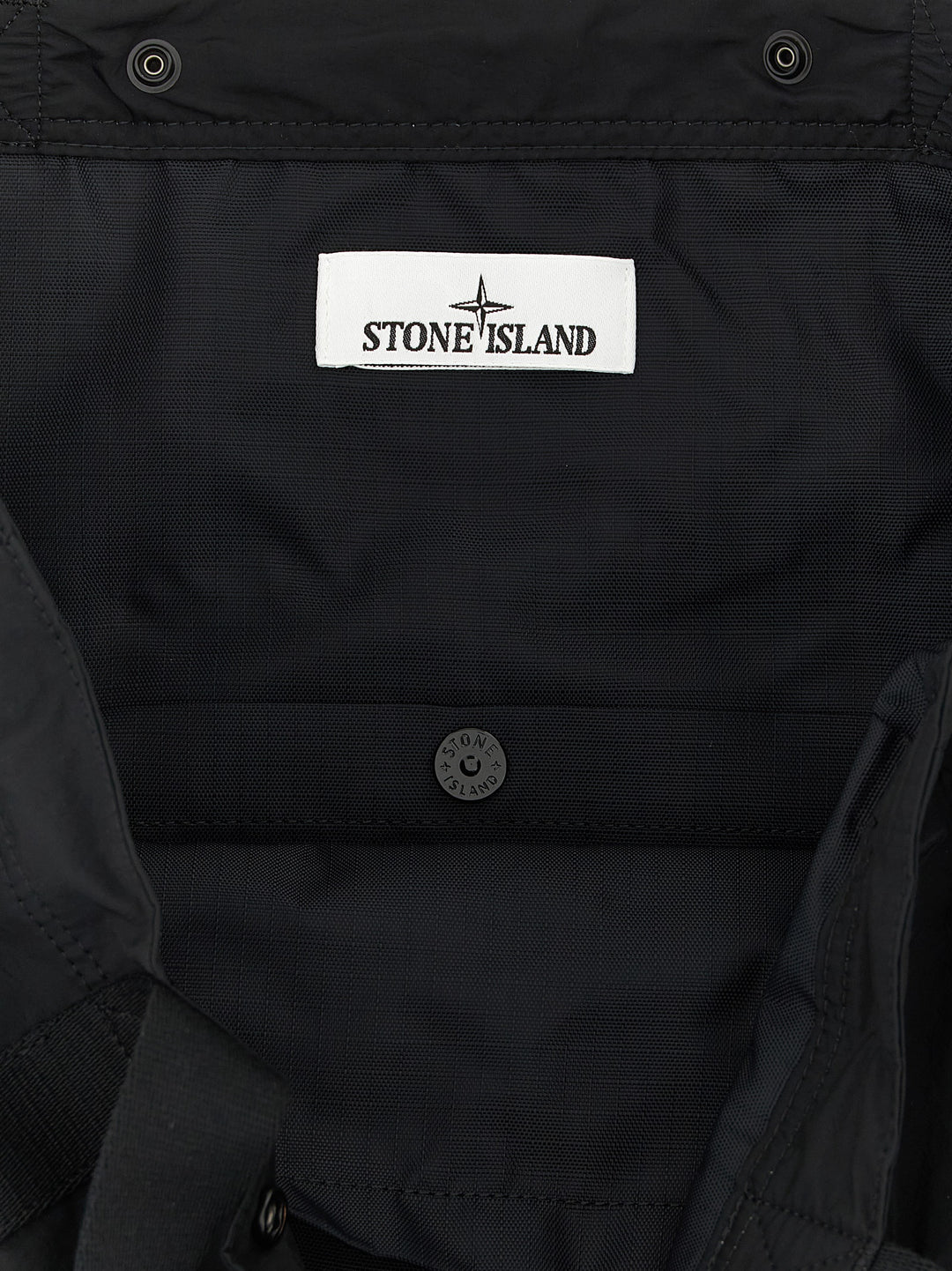 Stone Island 9200012 Tote Bag - Black | 562f5d94eade6d4ad933a1a7e72073869a5ed176