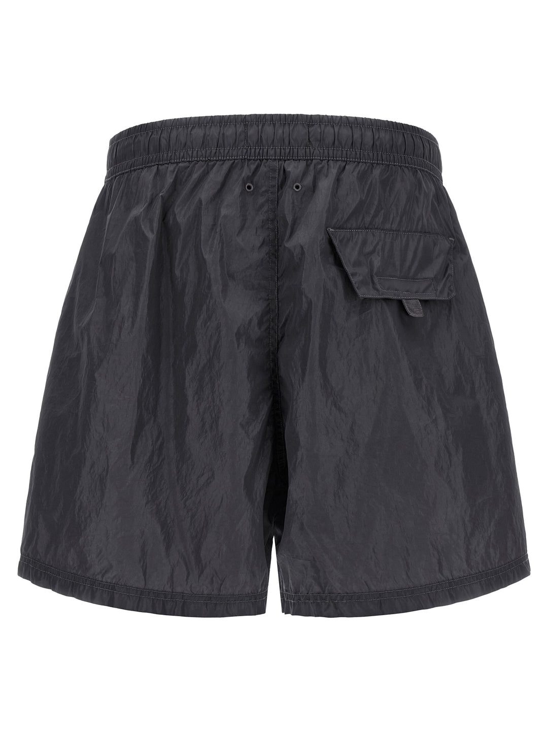 Stone Island Logo Print Swim Shorts Beachwear - Gray | 349c0e8f6b395b4d8336576e99062528b8806c1f