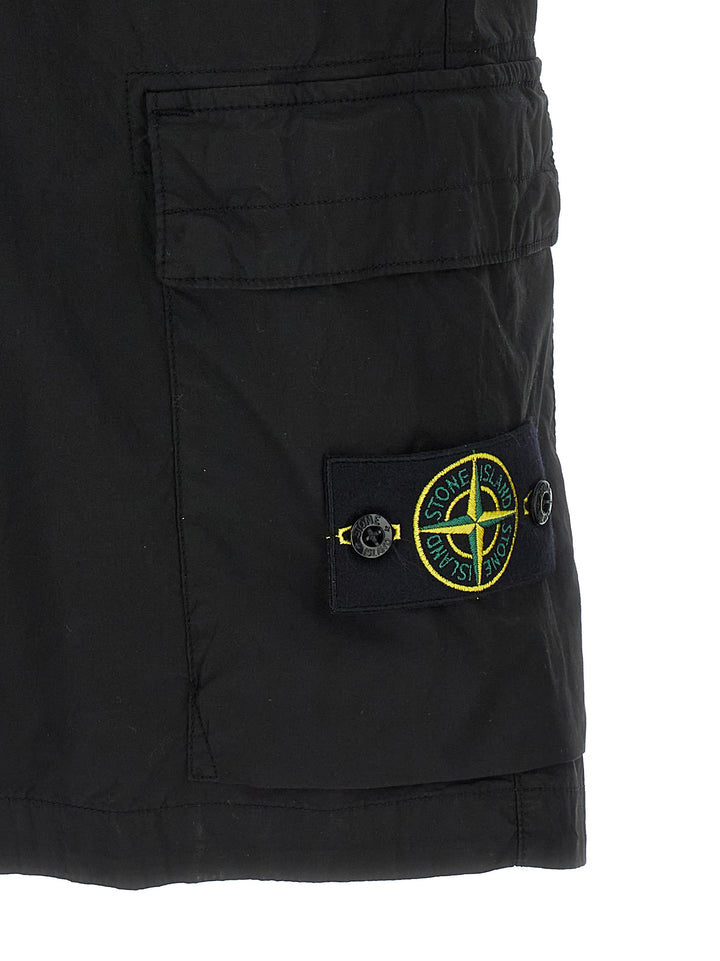 Stone Island L100020 Bermuda and Short - Black | 9ff2260113ace956699b28ede7e3b18b711add9f
