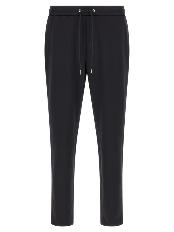 Logo Patch Joggers Pants Black
