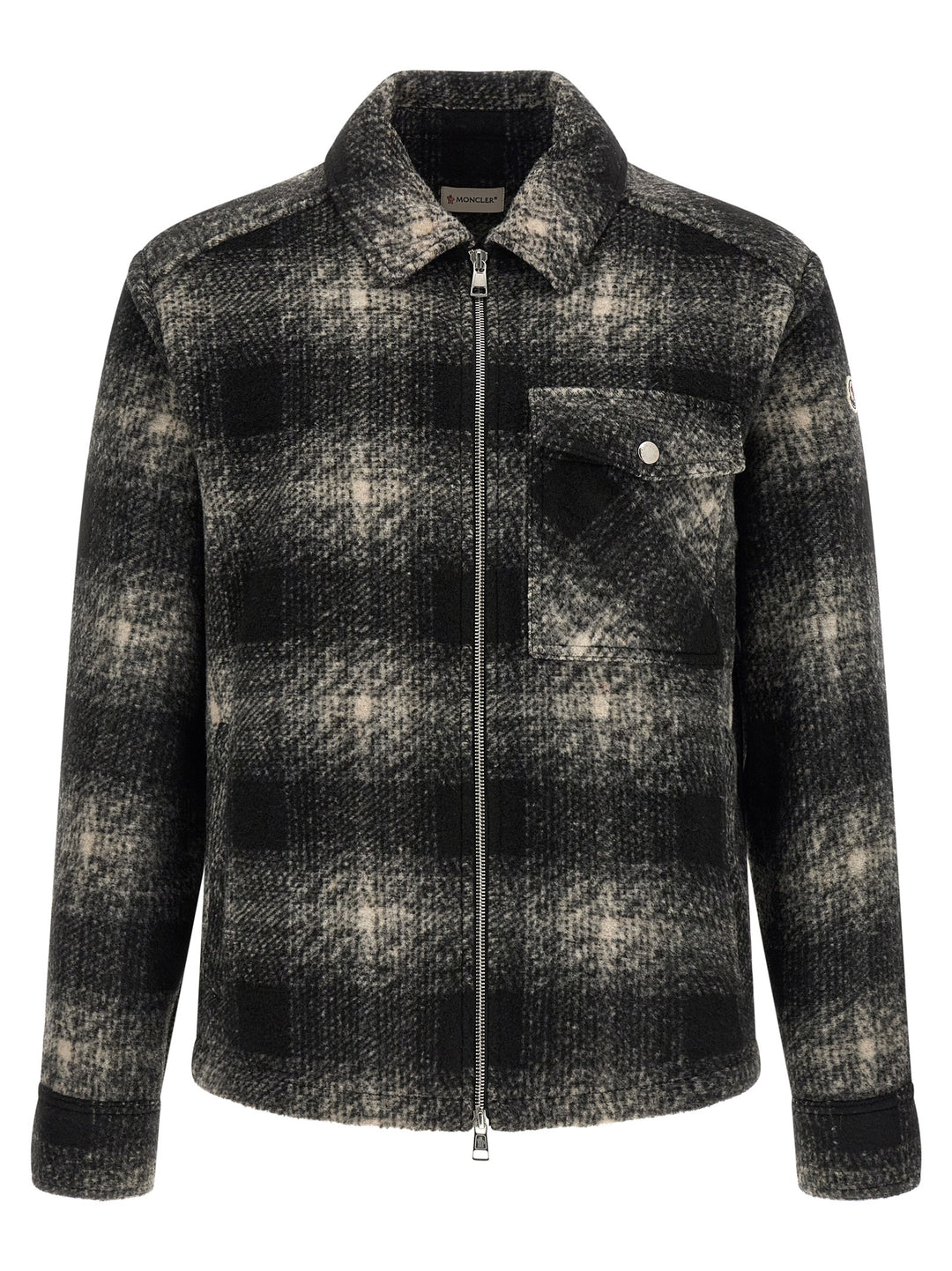 Moncler Zip Overshirt Shirt and Blouse - Gray | be813c41a8829f9a342cc787f24b0dd1a3d3686f