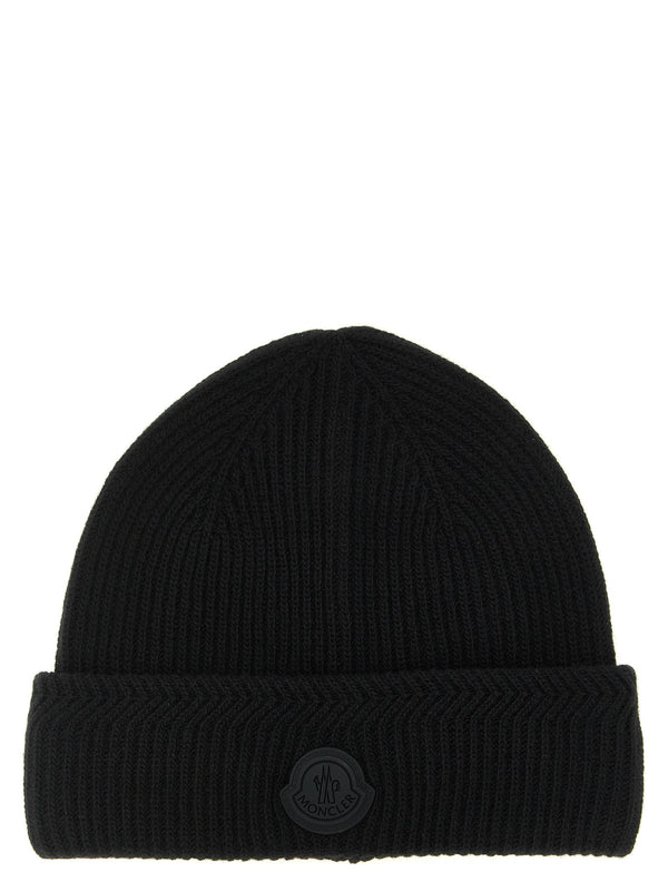 Brioche Half Stitch Cap Hats Black
