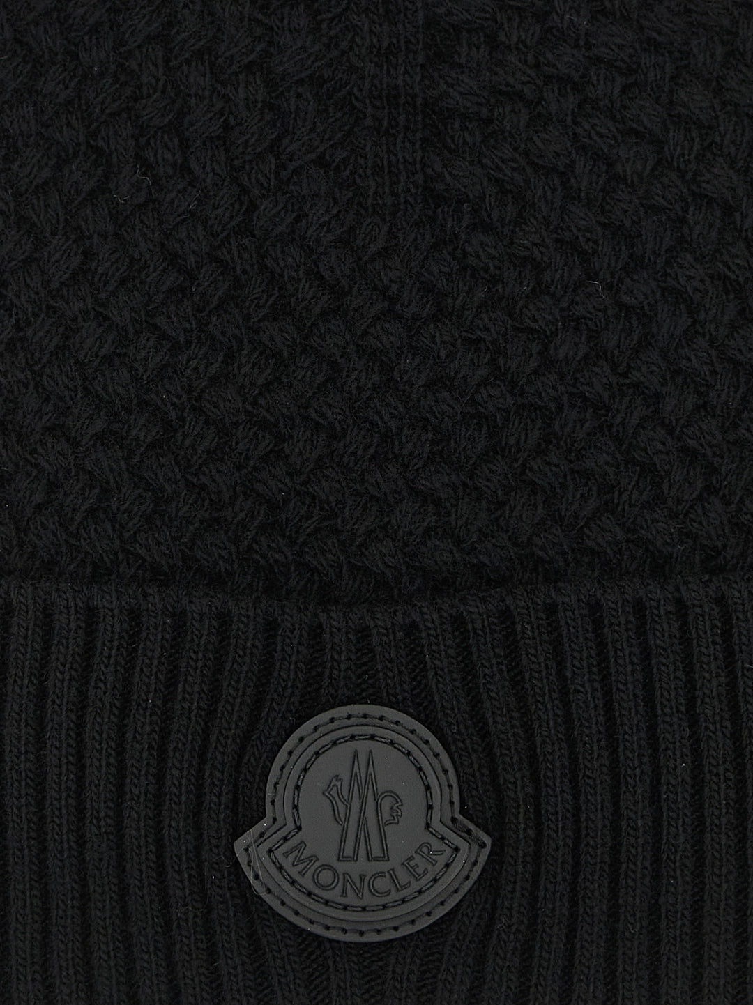 Moncler Basket Stitch Beanie Hats - Black | 6ff29c762c7d7c5d6d9e0985e20240a7e137f2a7