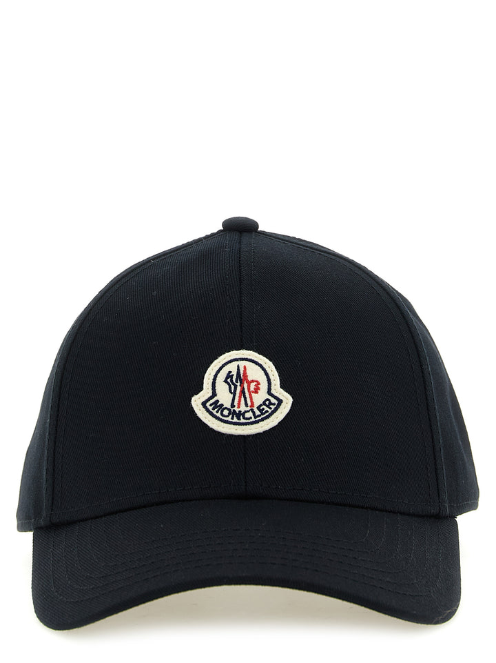 Moncler Hat With Logo Hats - Black | ba00ff62ad63ea0f1d1584034fddd2ded09b39e0
