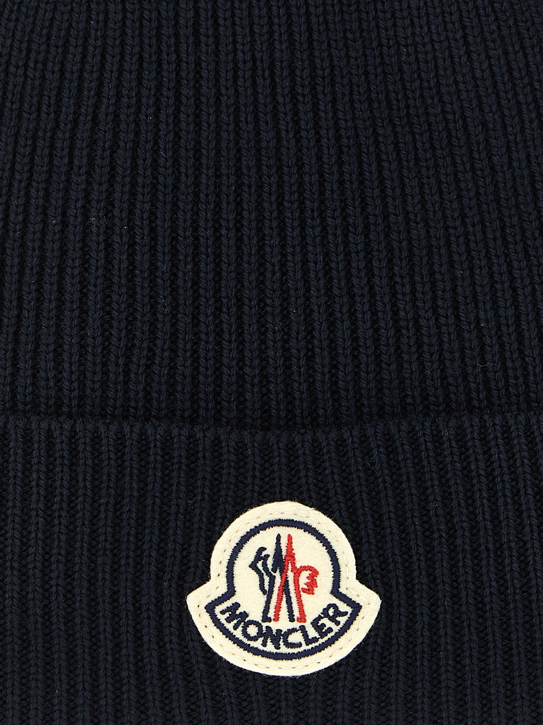 Moncler Wool Beanie Hats - Blue | 37223b88f42e02bbf9d5df9c85eeb4c27c2fcf1a