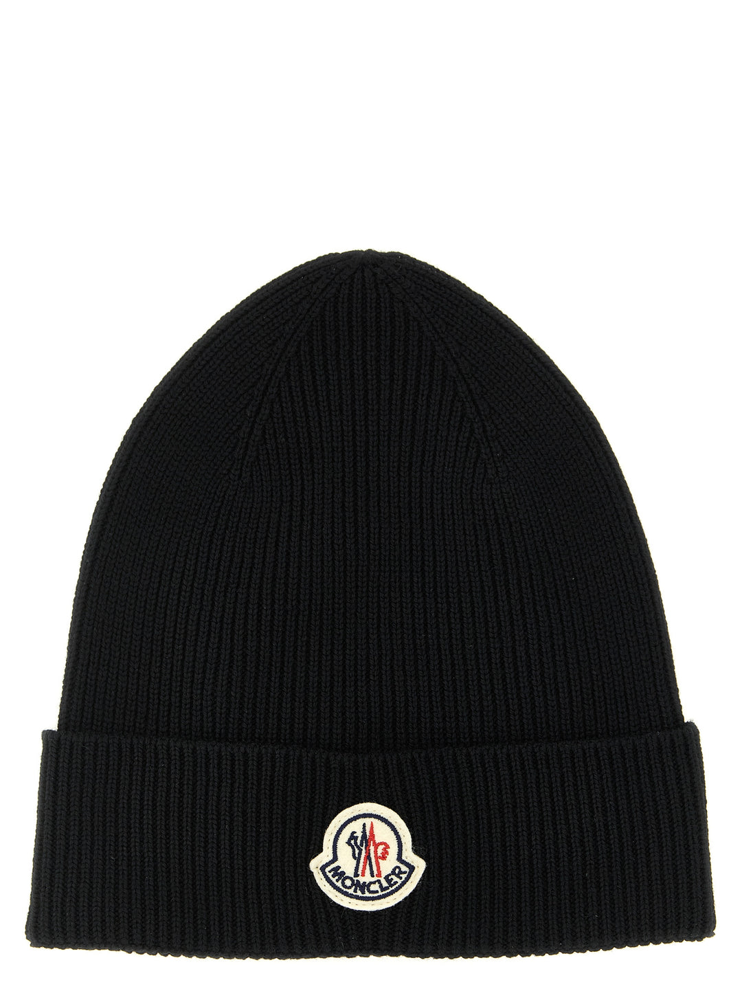 Moncler Wool Beanie Hats - Black | 599ab477aa546b6b1f7a3ae97e03959a0f2d9b36