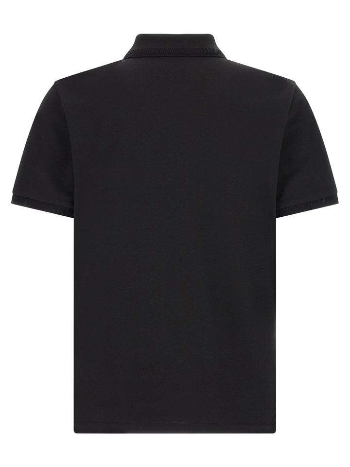 Moncler Logo Patch  Shirt Polo - Black | eb4f679e7b6dab1ba58672de1fe8a6ef2a6fb677