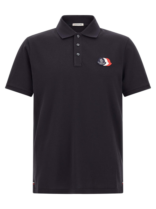 Triple Logo Shirt Polo Blue