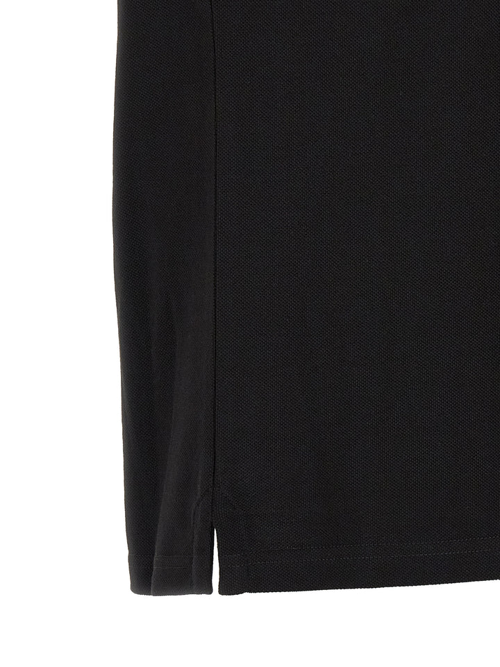 Moncler Tricolor Trim  Shirt Polo - Black | c1bf5e8ded135474399b0ed24c8174fca2c14267