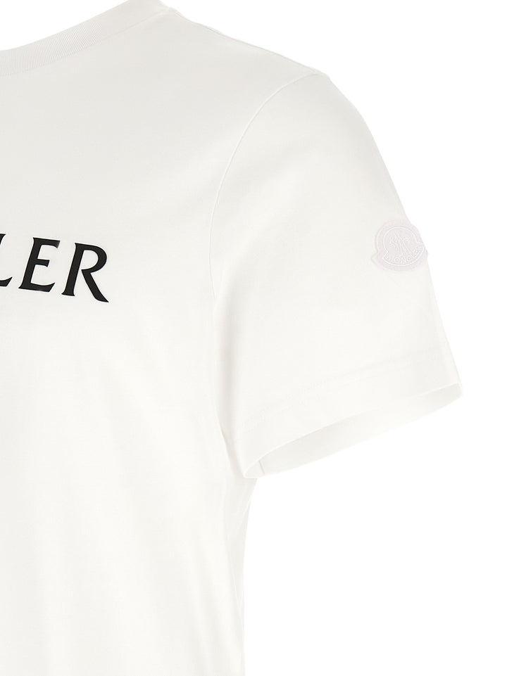 Moncler Graphic Logo T-shirt - White | 2f0ea1485671250b31fdfbadf0a52ab1d277a72e