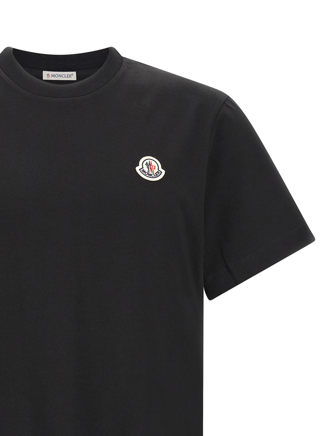 Moncler 3-Pack Logo Patch T-shirt - Black | 5eebc74055ebc7baaa735952775a42919de55acf