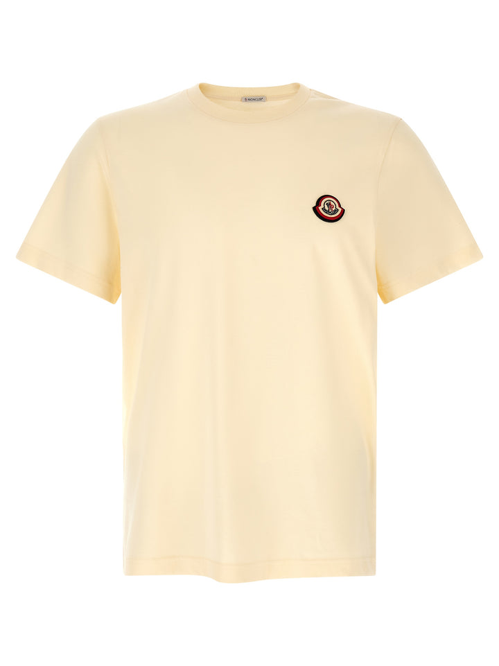 Moncler Logo Patch T-shirt - White | ae5b793407264bdf9813aa02710859a635479bb6
