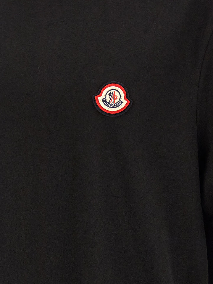 Moncler Tricolor Logo T-shirt - Black | b743406079dfb1952c5729fe0df8f892fc14b92e