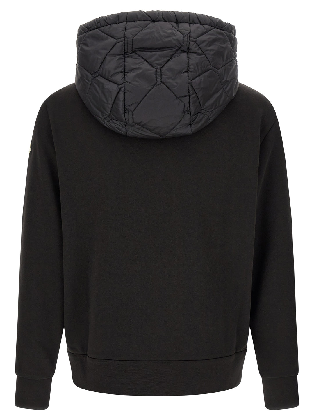 Moncler Hybrid Hoodie Sweaters and Cardigans - Black | 26967cee9a53c5980edd579fc2484ab5d11a5410