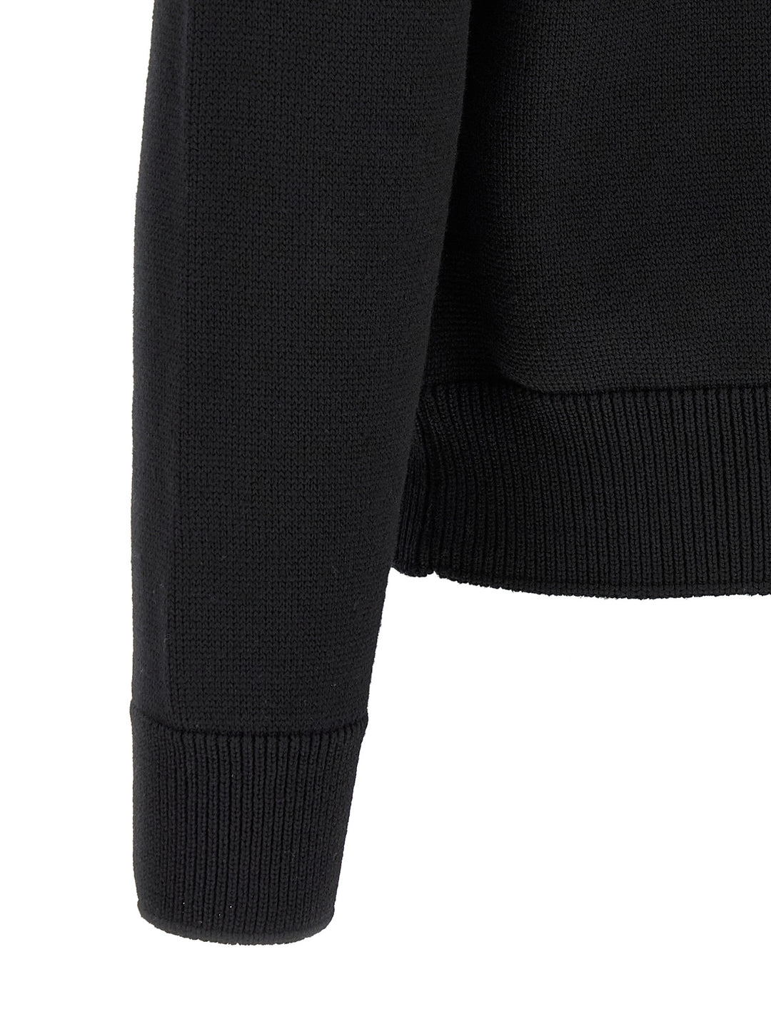Moncler Padded Wool Zip-Up Sweaters and Cardigans - Black | 3692472de1bcfcf5e7383c6db4fd1aa8c5670e9f