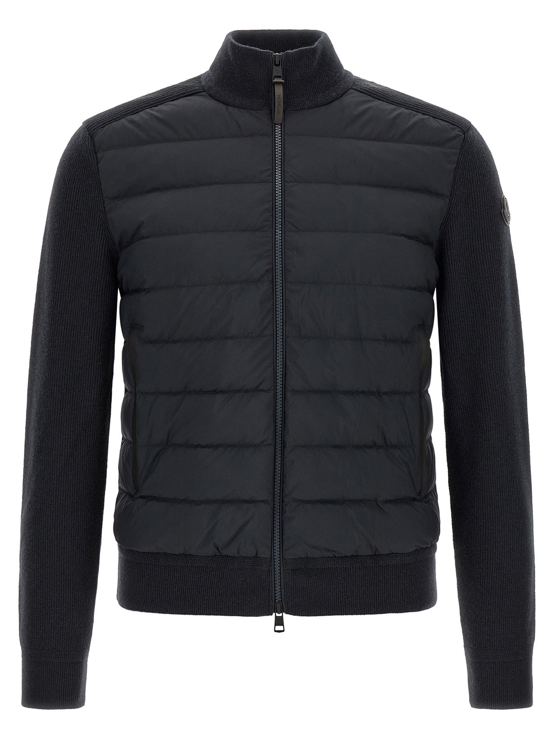 Moncler Padded Cardigan Sweaters and Cardigans - Blue | 0fb6df3bf1455a1bdd16938789904006518bad46