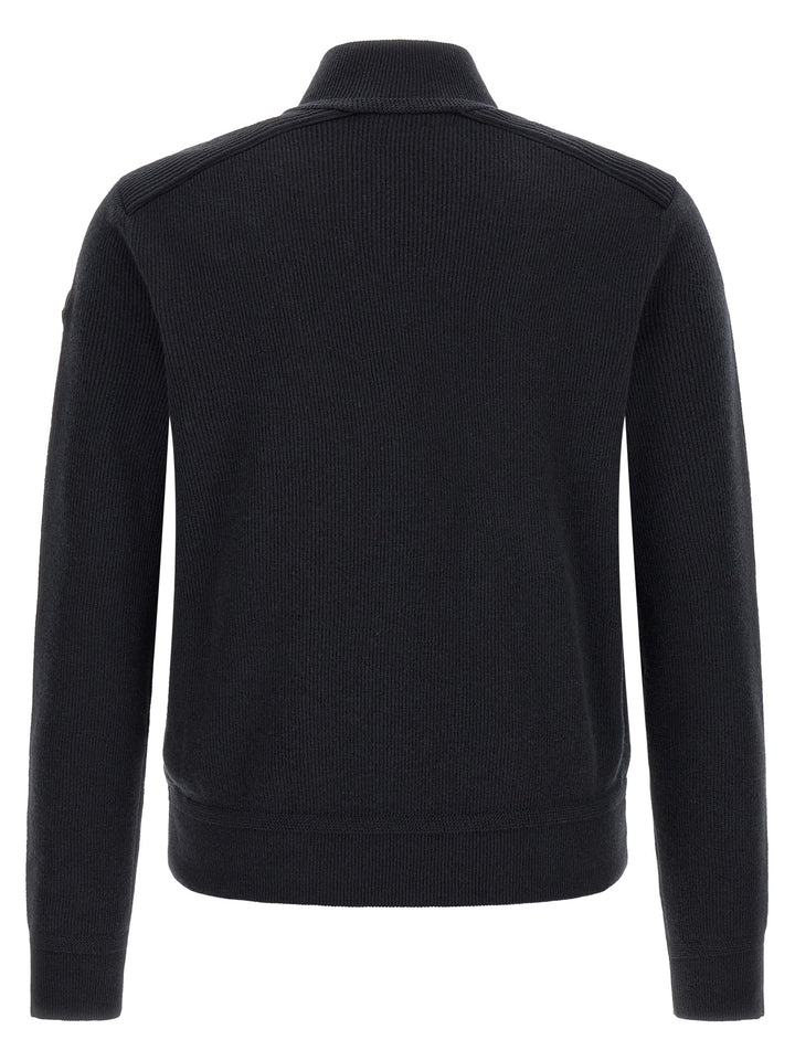Moncler Padded Cardigan Sweaters and Cardigans - Blue | 3b80efb7a2d7deb1cb29071a2d4d362da7f10755