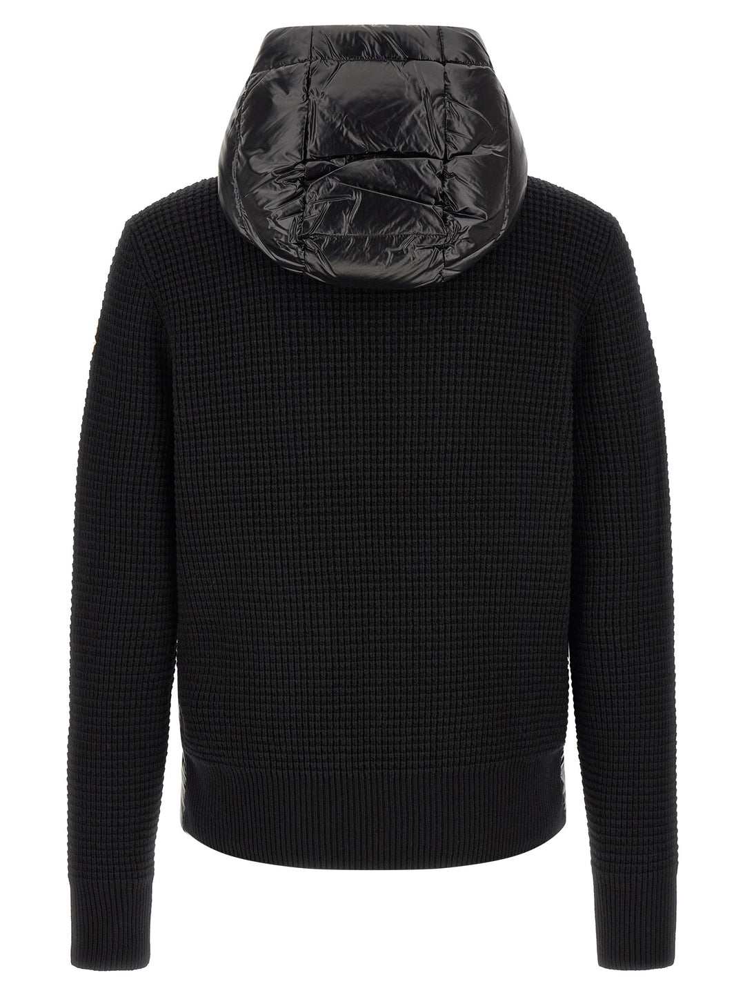 Moncler Cardigan With Front Padding Sweaters and Cardigans - Black | 55d7559a135576360f5735ff8810557606925958